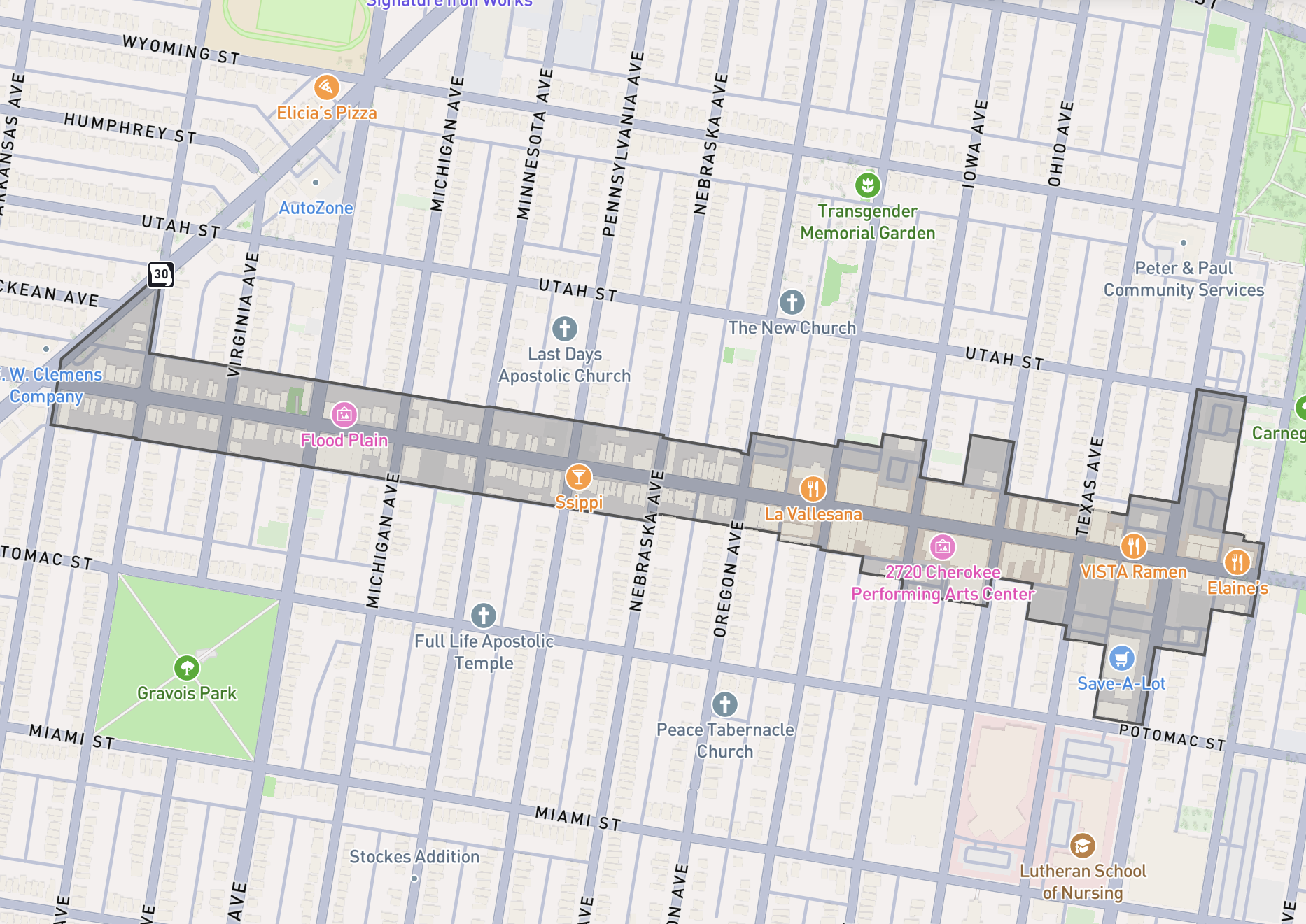 Cherokee Street District Map